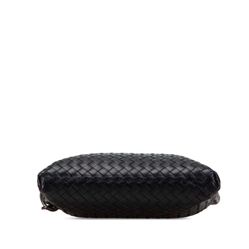 Bottega Veneta Nappa Intrecciato Crossbody Black Leather Good condition - Inside View