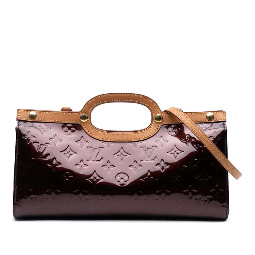 Louis Vuitton Monogram Vernis Roxbury Drive Purple Leather Good condition - Front View