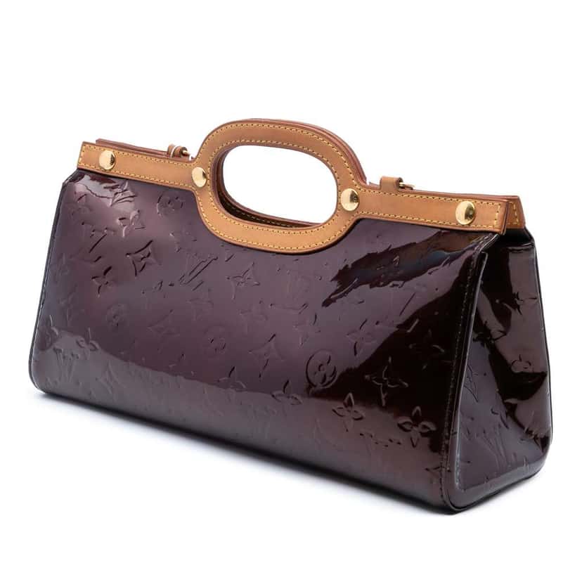 Louis Vuitton Monogram Vernis Roxbury Drive Purple Leather Good condition - Back View