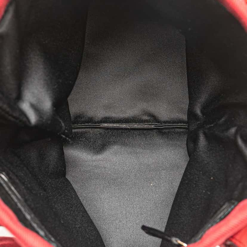 Saint Laurent Canvas Kahala Tote Red Canvas Good condition - Model View