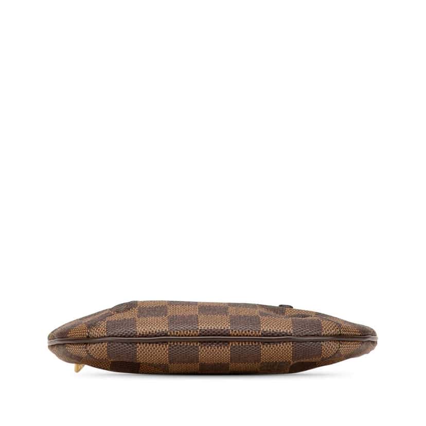 Louis Vuitton Damier Ebene Manosque Pochette Brown Canvas Good condition - Inside View