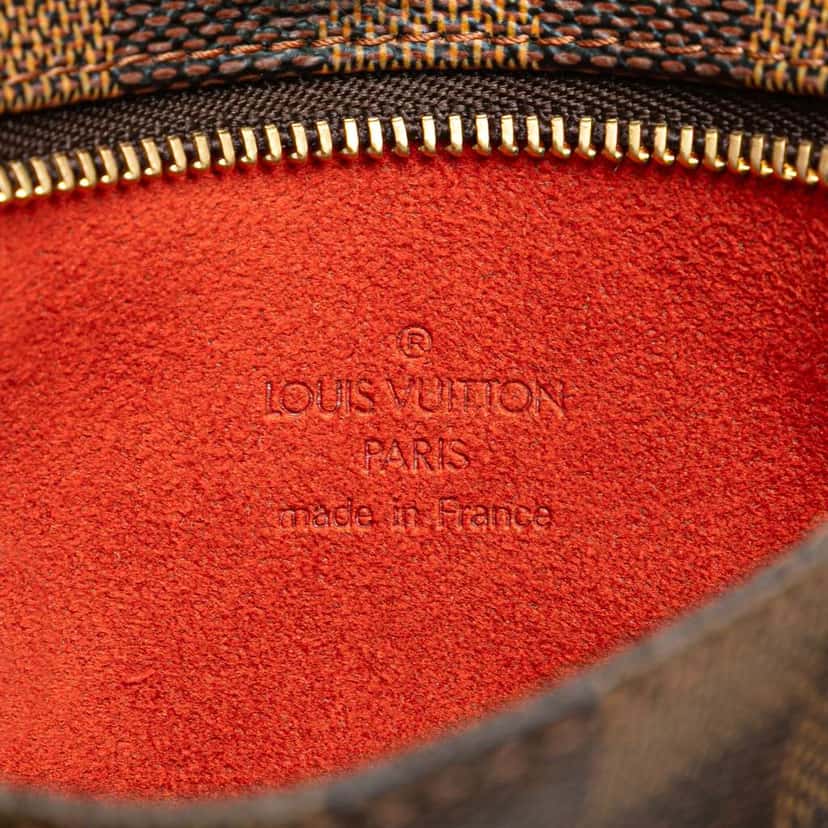 Louis Vuitton Damier Ebene Manosque Pochette Brown Canvas Good condition - Box View