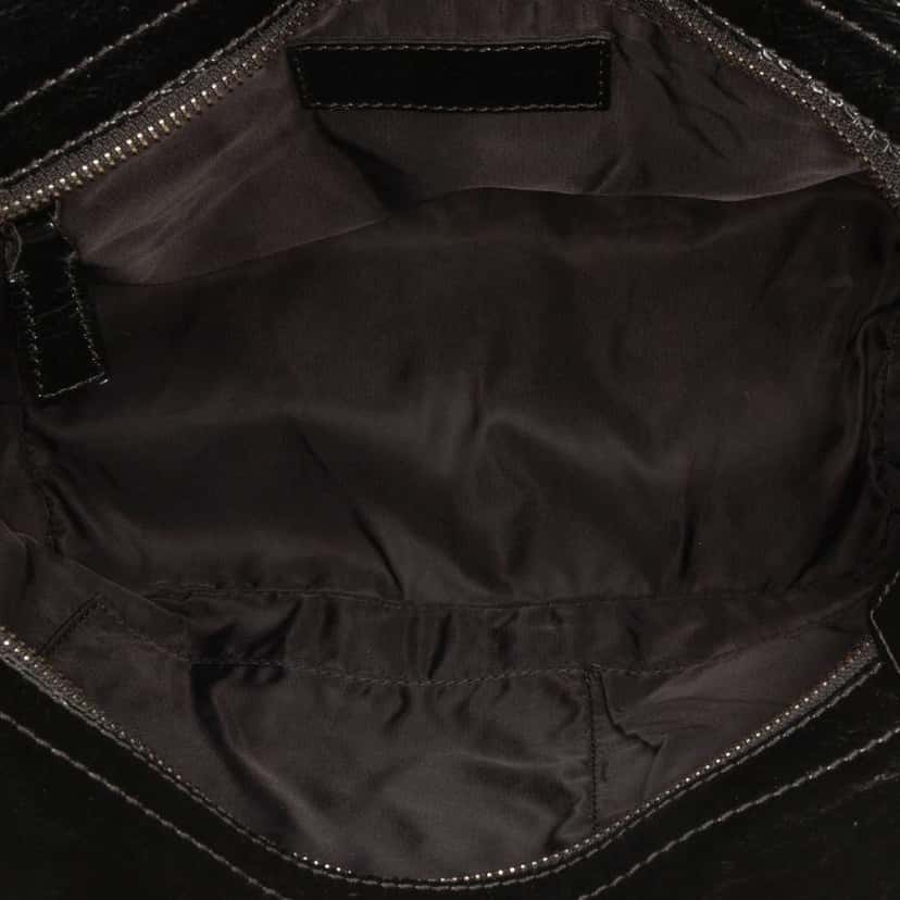 Burberry Beat Check Nylon Lowry Satchel Grey Good condition - Model View