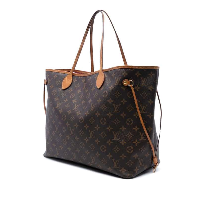 Louis Vuitton Monogram Neverfull GM Brown Good condition - Back View