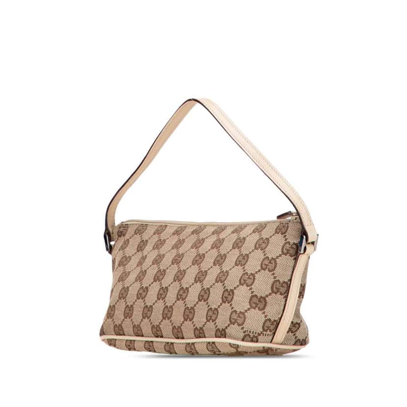 Gucci GG Canvas Boat Brown Canvas Good condition - Back View