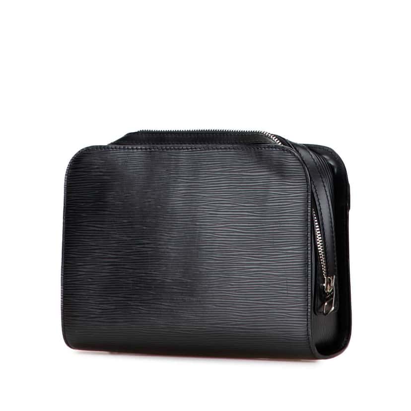 Louis Vuitton Epi Pochette Hoche Black Leather Good condition - Back View