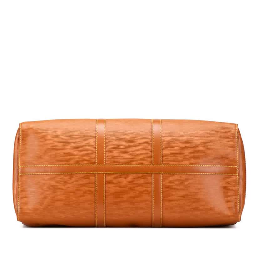 Louis Vuitton Epi Keepall 50 Brown Leather Good condition - Inside View