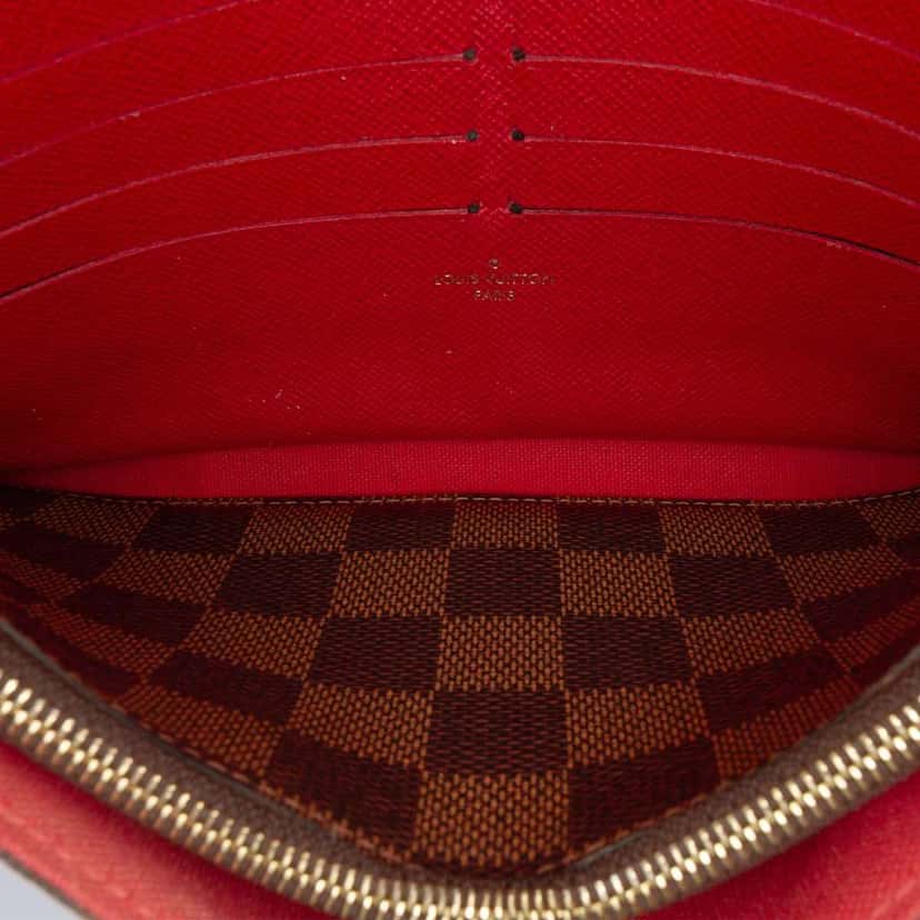 Louis Vuitton Damier Ebene Pochette Felicie Brown Good condition - Model View