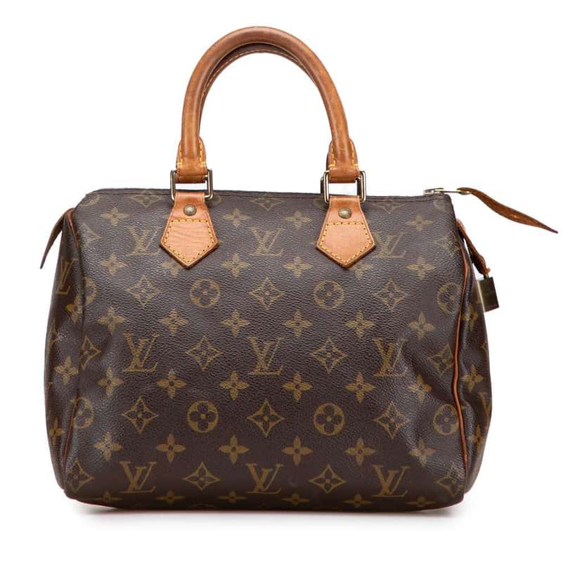 Louis Vuitton Monogram Speedy 25 Brown Fair condition - Front View