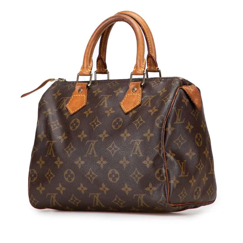 Louis Vuitton Monogram Speedy 25 Brown Fair condition - Back View