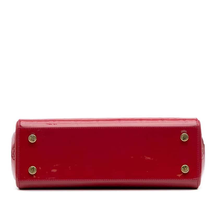 Louis Vuitton Monogram Vernis Brea MM Red Leather Good condition - Inside View