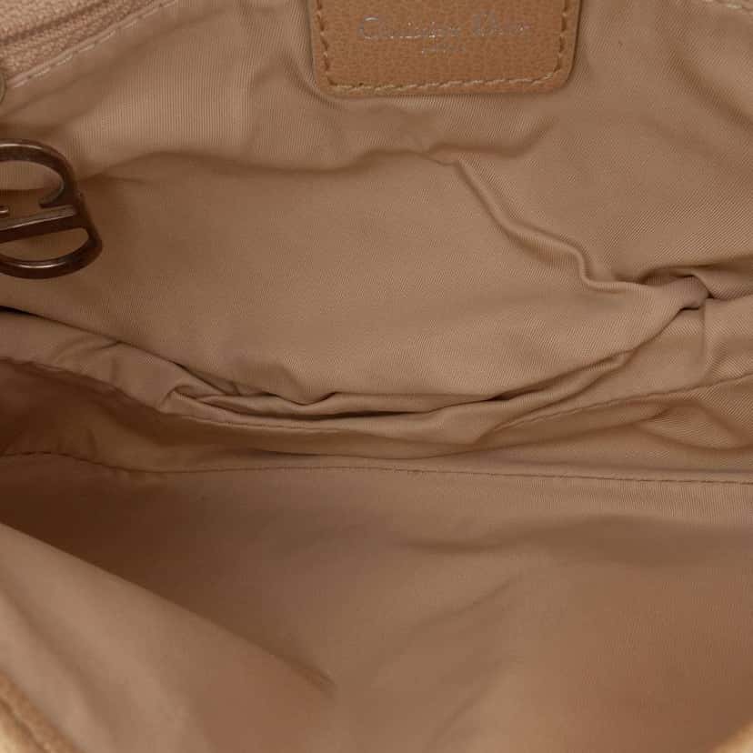 Dior Leather Saddle Bag Brown Leather Good condition - Model View
