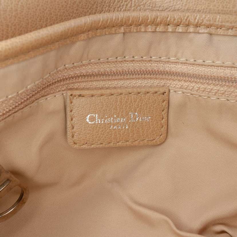 Dior Leather Saddle Bag Brown Leather Good condition - Box View