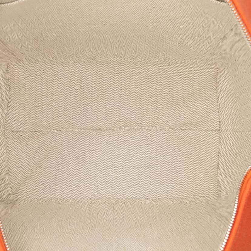 Hermès Large Canvas Bride A Brac Case Orange Canvas Good condition - Model View
