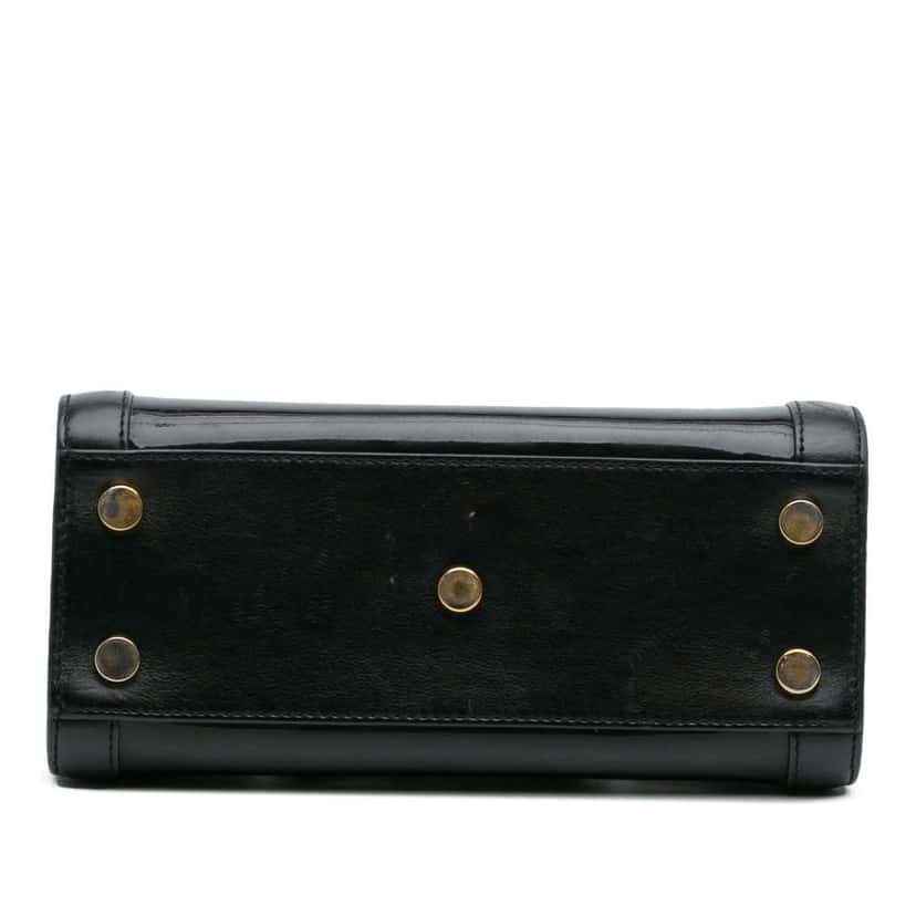 Saint Laurent Nano Patent Sac de Jour Satchel Black Leather Good condition - Inside View