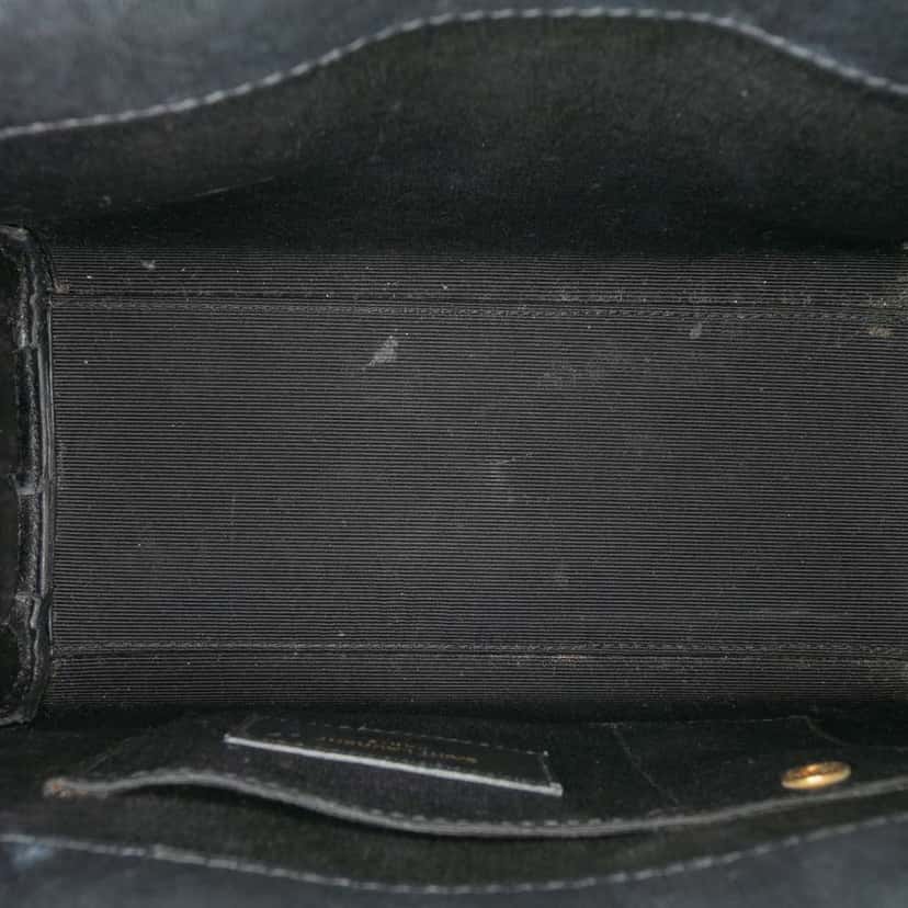 Saint Laurent Nano Patent Sac de Jour Satchel Black Leather Good condition - Model View