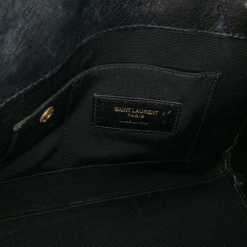 Saint Laurent Nano Patent Sac de Jour Satchel Black Leather Good condition - Box View