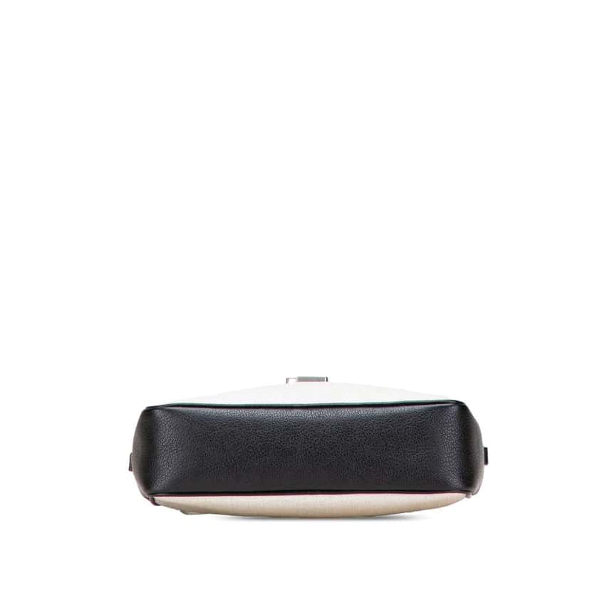 Saint Laurent Canvas Monogram Lou Camera Bag White Canvas Good condition - Inside View