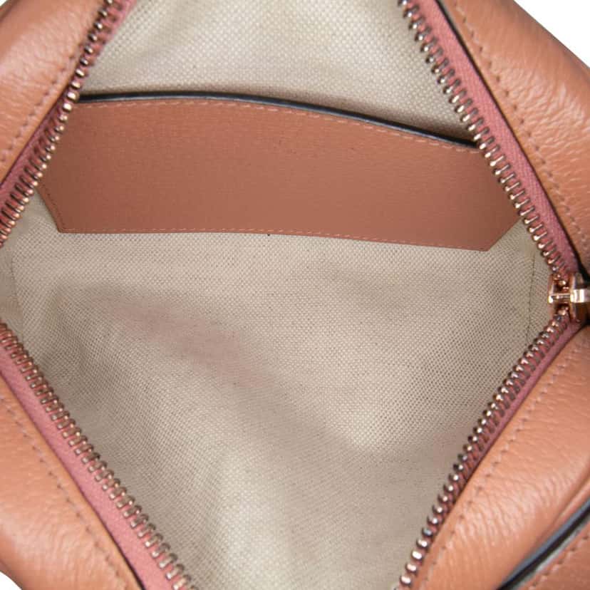 Gucci Mini GG Canvas Ophidia Crossbody Pink Canvas Good condition - Model View