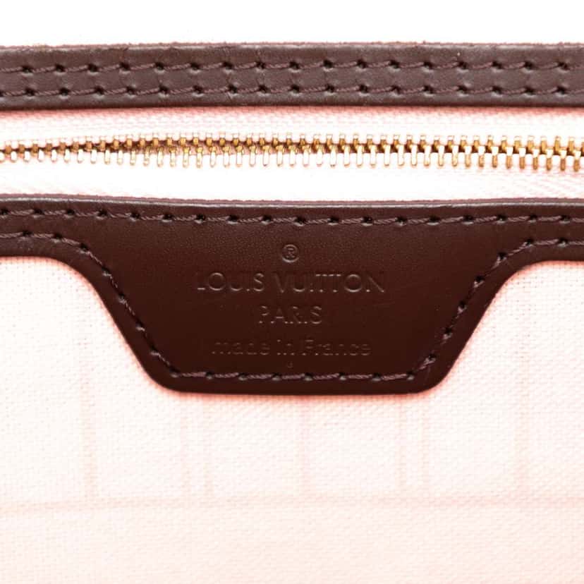 Louis Vuitton Damier Ebene Neverfull MM Brown Good condition - Box View