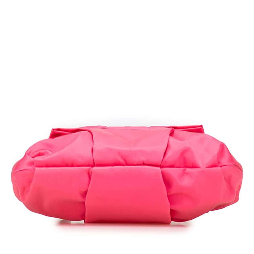 Prada Tessuto Bow Wristlet Clutch Pink Good condition - Inside View