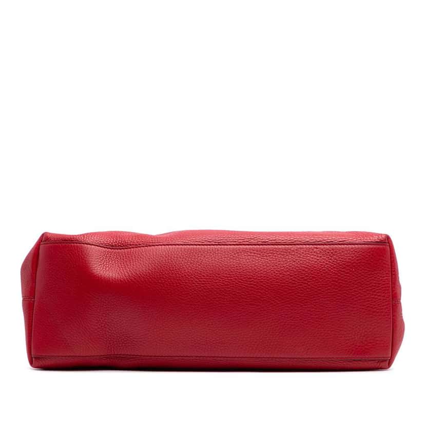 Gucci Medium Leather Soho Chain Tote Red Leather Good condition - Inside View