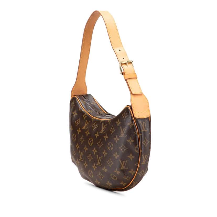 Louis Vuitton Monogram Croissant MM Brown Canvas Good condition - Back View