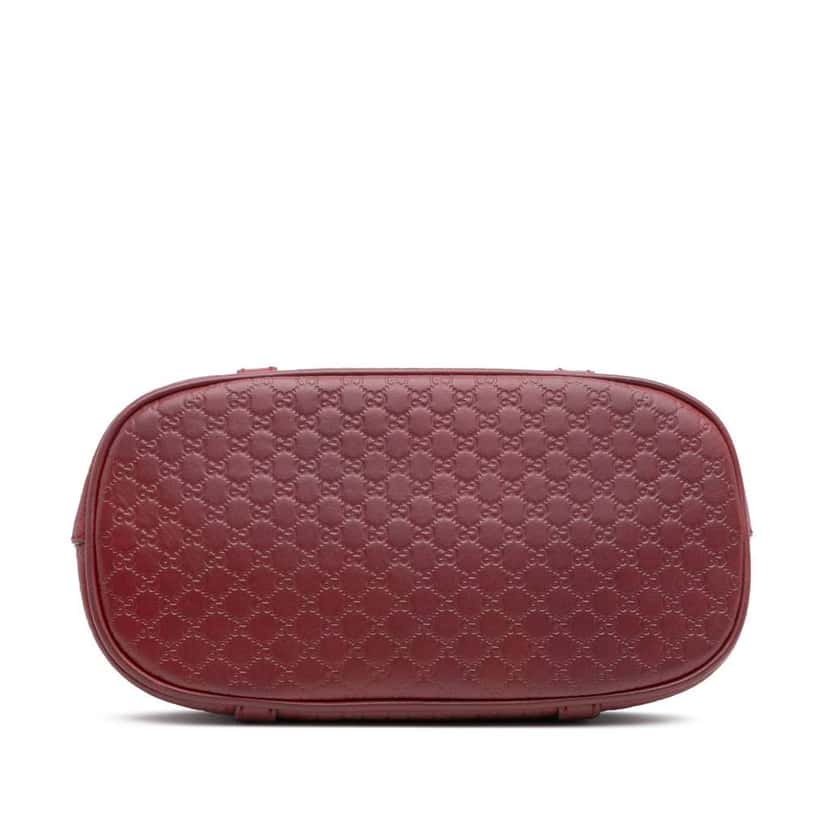 Gucci Mini Microguccissima Dome Satchel Red Leather Good condition - Inside View