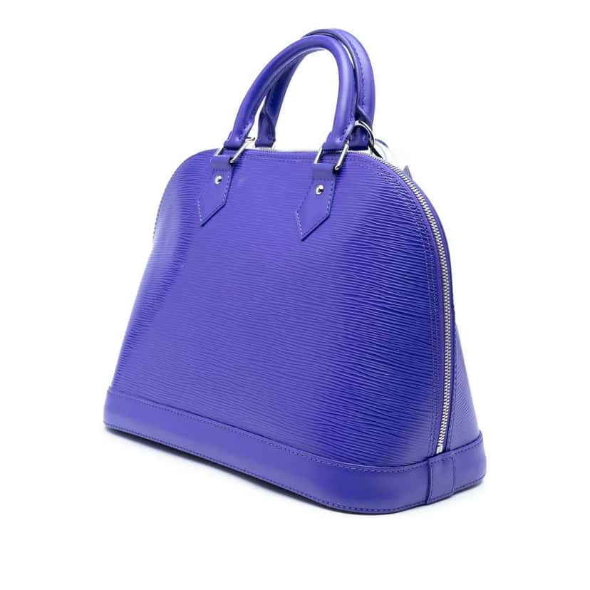 Louis Vuitton Epi Alma PM Purple Leather Good condition - Back View