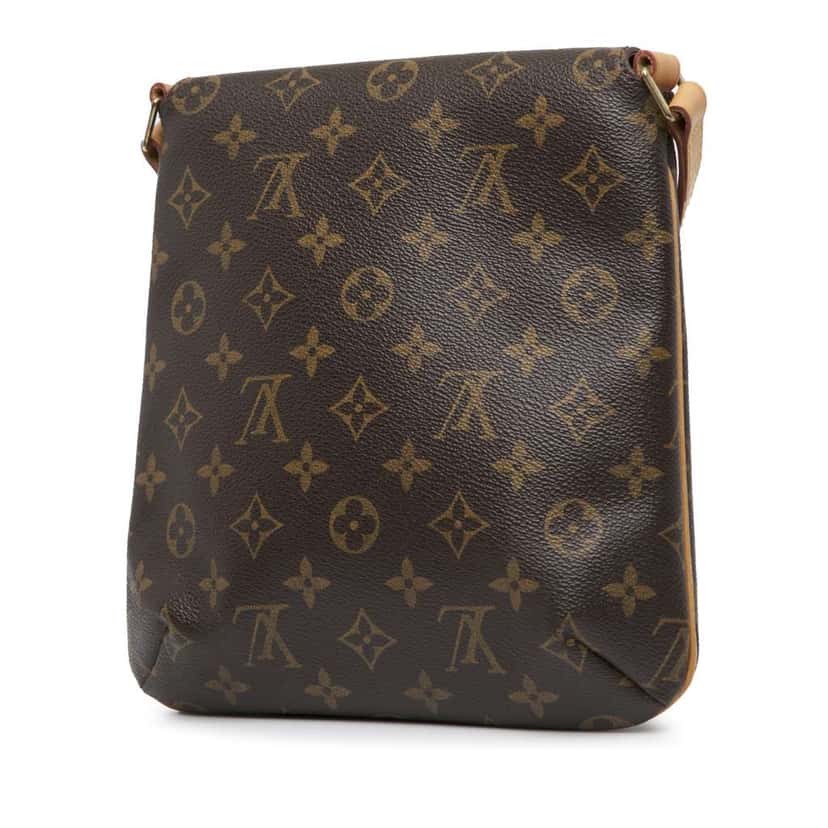 Louis Vuitton Monogram Musette Salsa PM Long Strap Brown Good condition - Back View
