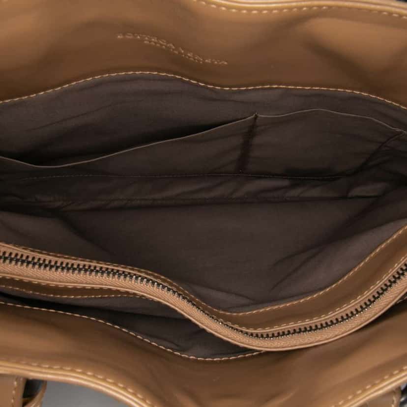 Bottega Veneta Nappa Intrecciato Business Bag Brown Leather Good condition - Model View