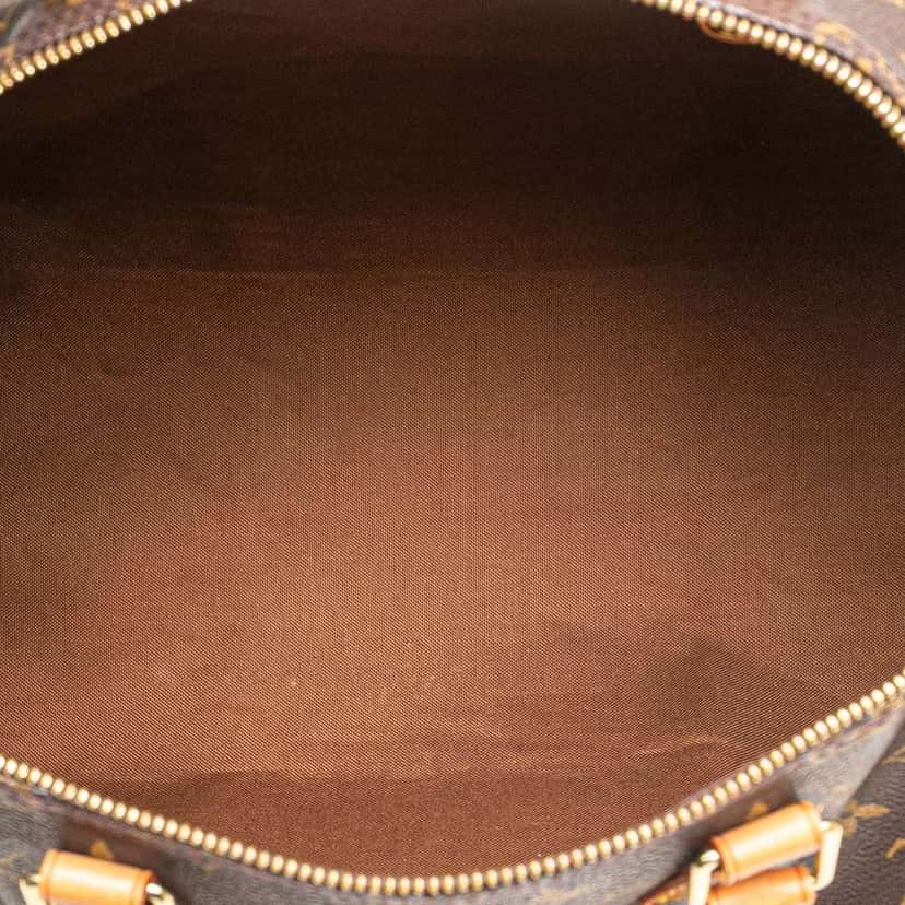 Louis Vuitton Monogram Speedy 35 Brown Canvas Good condition - Model View