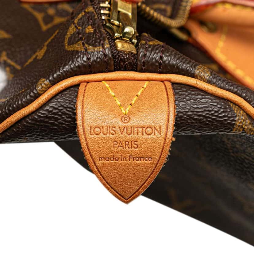 Louis Vuitton Monogram Speedy 35 Brown Canvas Good condition - Box View