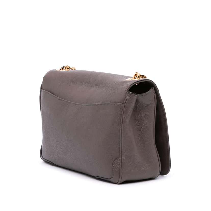 Salvatore Ferragamo Leather Branca Shoulder Bag Brown Leather Good condition - Back View