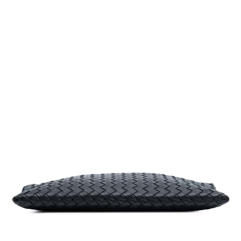Bottega Veneta Nappa Intrecciato Clutch Black Leather Good condition - Inside View