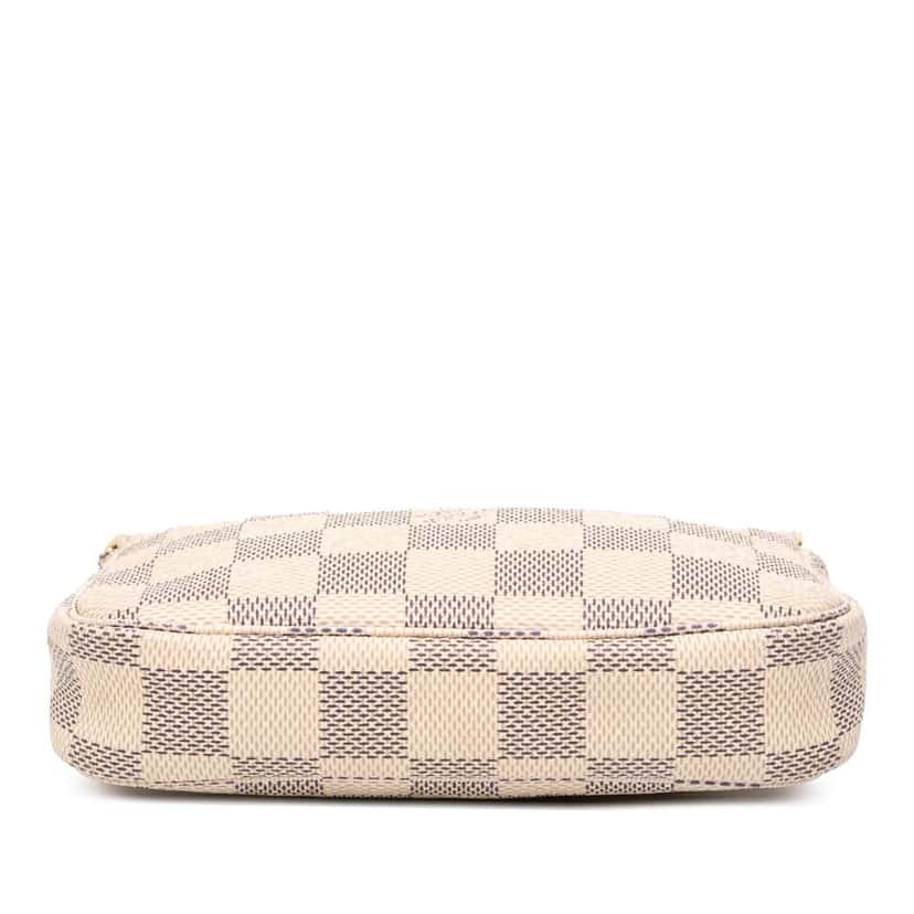 Louis Vuitton Damier Azur Mini Pochette Accessoires White Good condition - Inside View