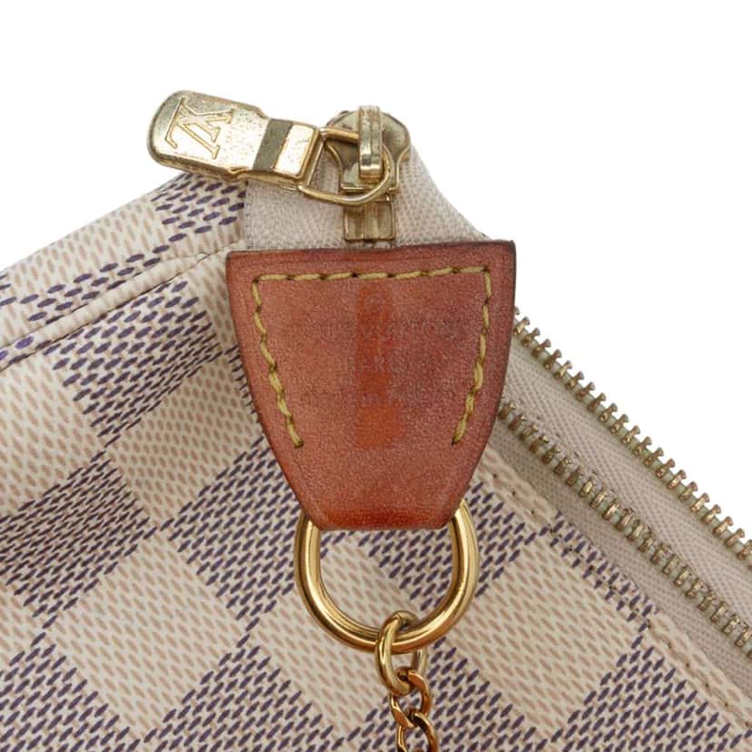 Louis Vuitton Damier Azur Mini Pochette Accessoires White Good condition - Box View