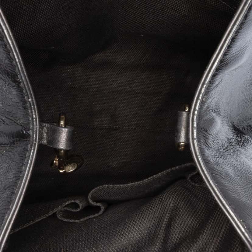 Gucci Small Patent Soho Satchel Black Leather Good condition - Model View