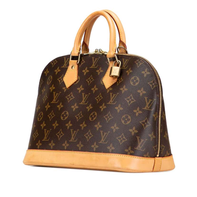 Louis Vuitton Monogram Alma PM Brown Good condition - Back View