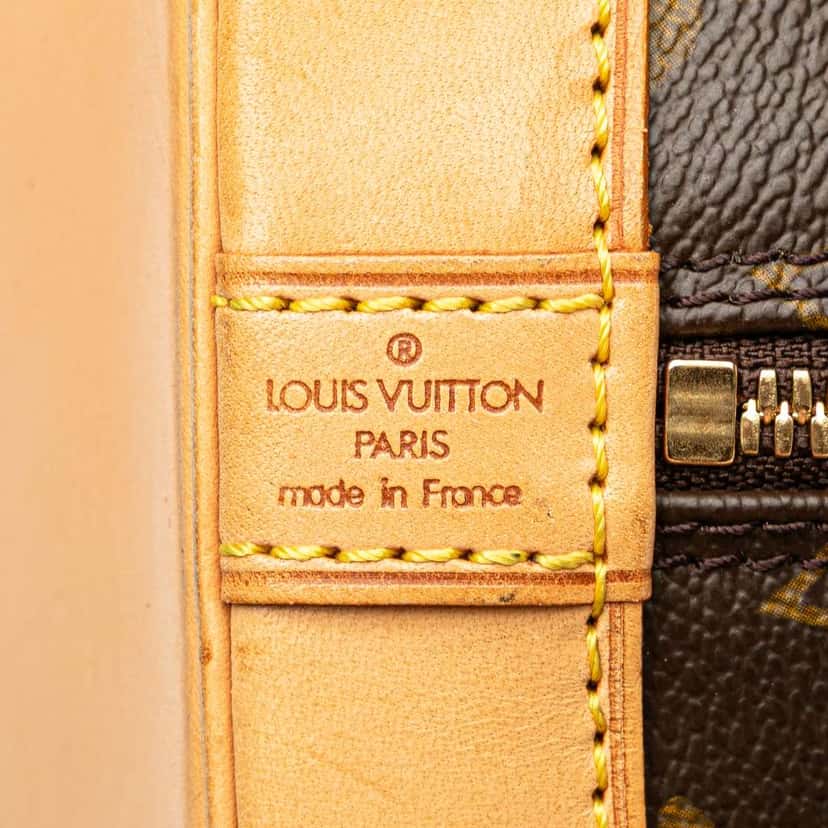 Louis Vuitton Monogram Alma PM Brown Good condition - Box View