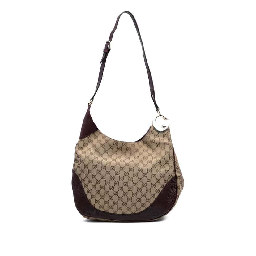 Gucci GG Canvas Charlotte Crossbody Brown Canvas Good condition - Front View