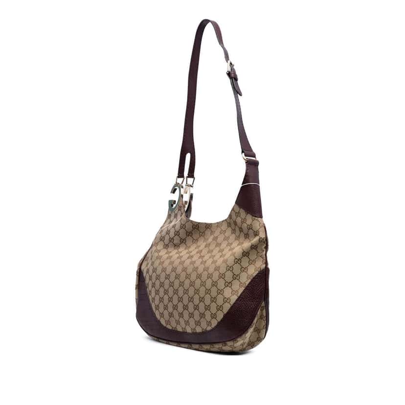 Gucci GG Canvas Charlotte Crossbody Brown Canvas Good condition - Back View
