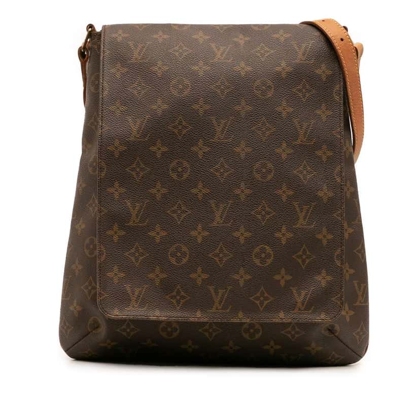 Louis Vuitton Monogram Musette Salsa GM Brown Canvas Good condition - Front View