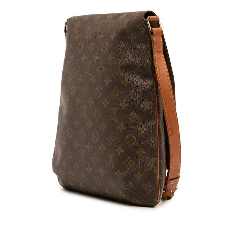 Louis Vuitton Monogram Musette Salsa GM Brown Canvas Good condition - Back View
