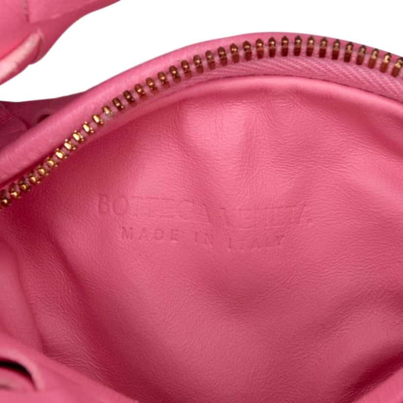 Bottega Veneta Candy Nappa Intrecciato Jodie Pink Leather Good condition - Box View