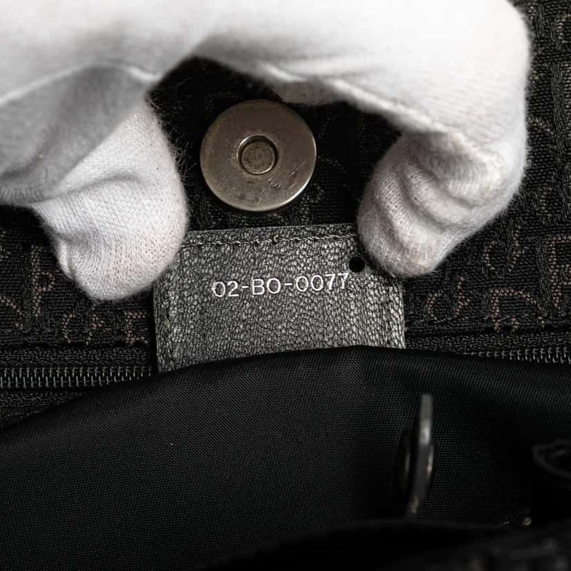 Dior Diorissimo Trotter Canvas Tote Black Canvas Good condition - Box View