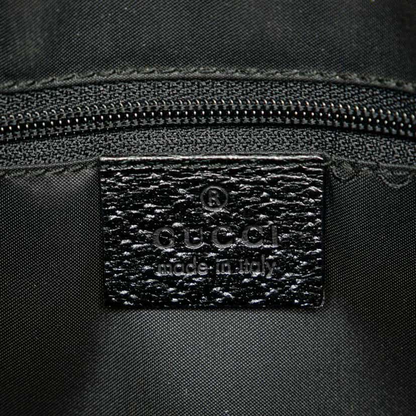 Gucci Nylon Jackie Shoulder Bag Black Good condition - Box View