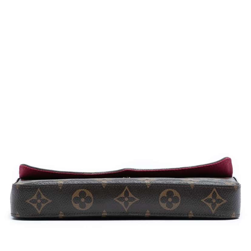 Louis Vuitton Monogram Pochette Felicie Brown Good condition - Inside View