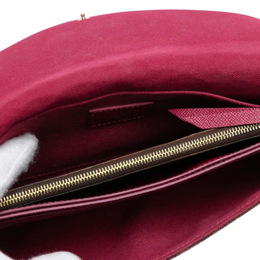 Louis Vuitton Monogram Pochette Felicie Brown Good condition - Model View