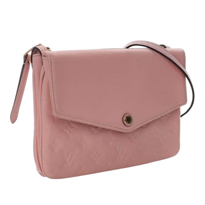 Louis Vuitton Monogram Empreinte Twice Pink Leather Good condition - Back View